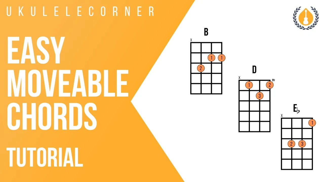 Learn to play easy moveable chords all over the ukulele in this tutorial.