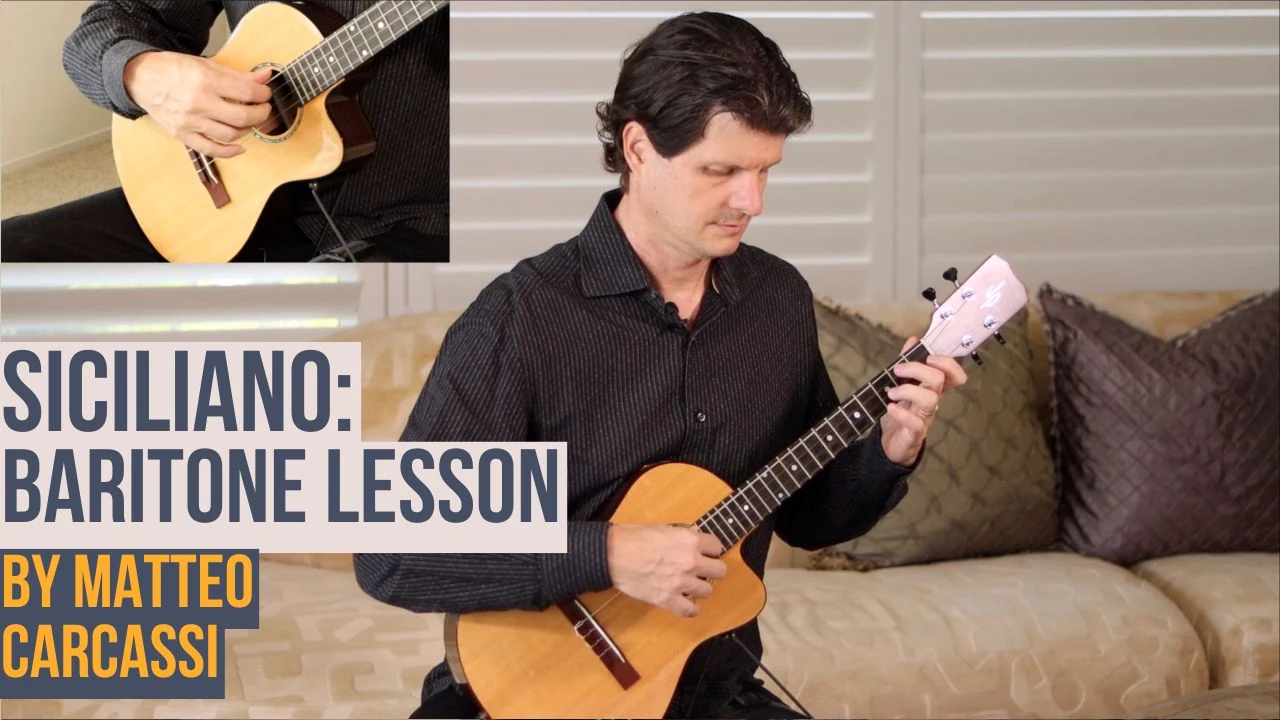 Siciliano by Carcassi for Baritone Ukulele