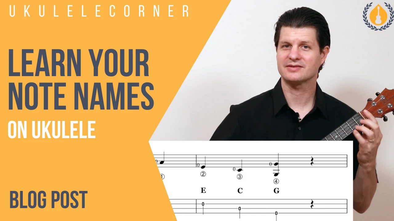 learn your note names on ukulele