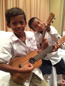 Cambodia ukulele student photo 1