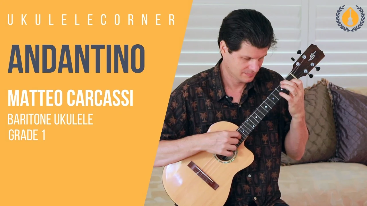 Andantino by Carcassi for Baritone Ukulele