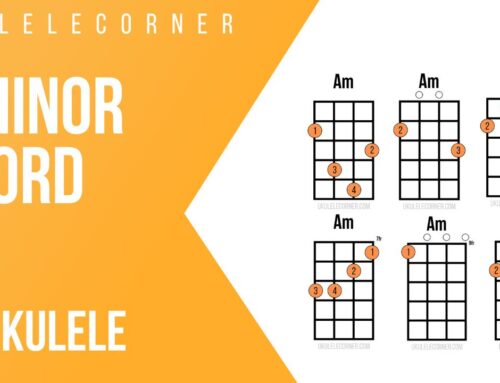 Learn to play the A minor Chord on Ukulele