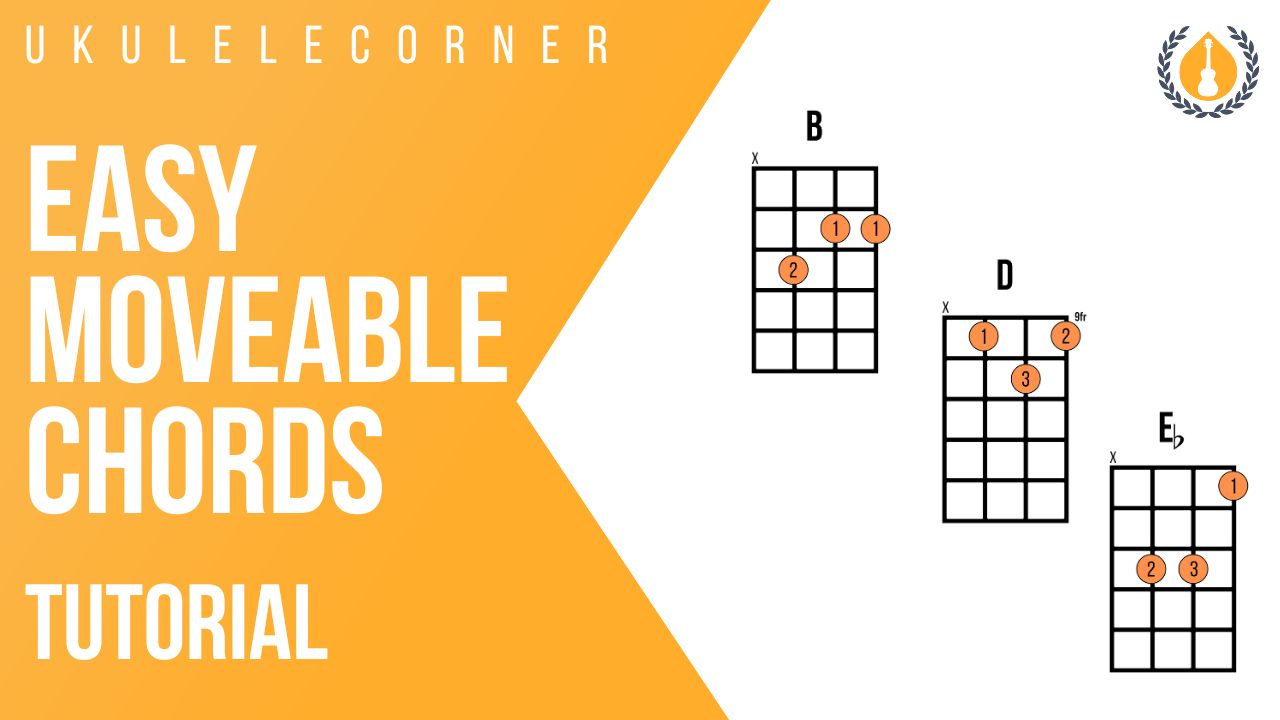 Learn to play easy moveable chords all over the ukulele in this tutorial.