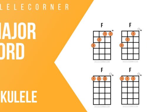 Learn to play the F Major Chord on Ukulele
