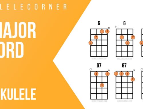 Learn to play the G Major Chord on Ukulele