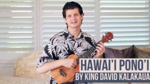 Hawaiʻi Ponoʻi for High G Ukulele