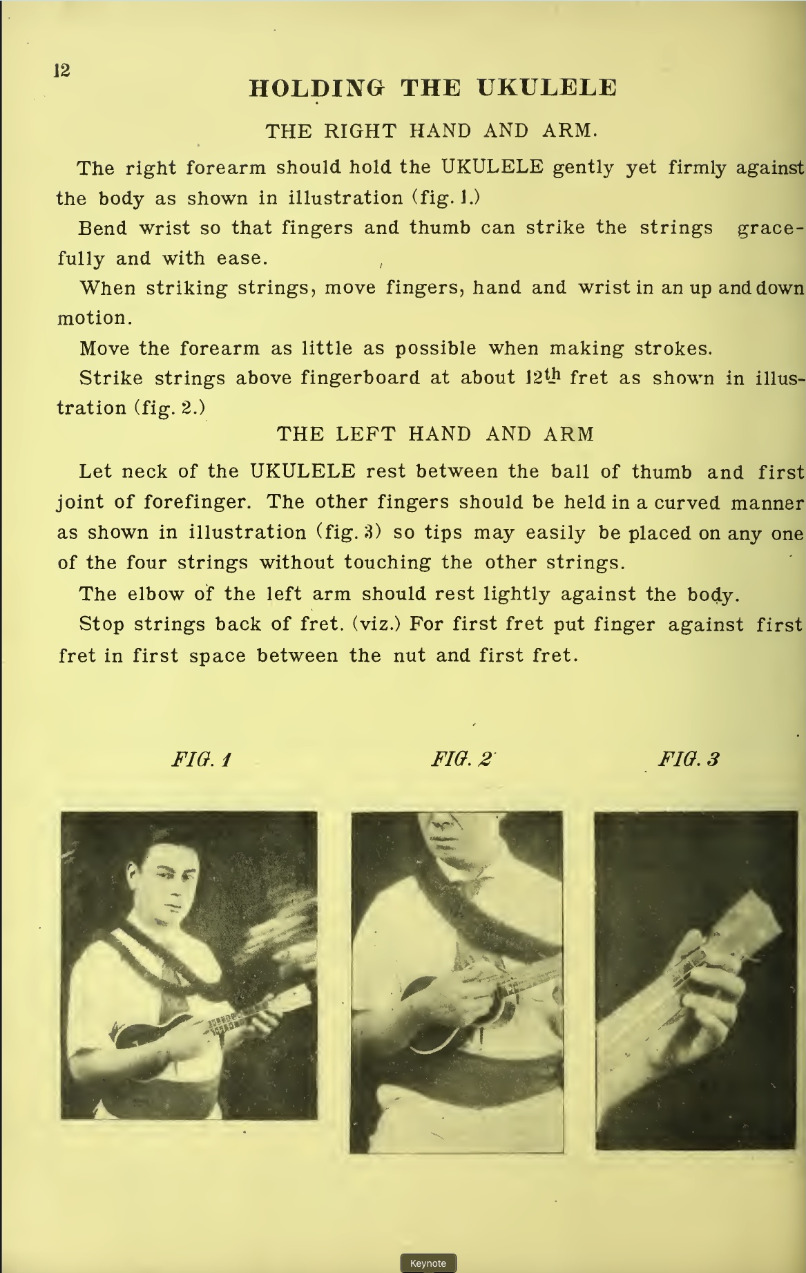 How to Hold an Ukulele from Peterson Ukulele Method