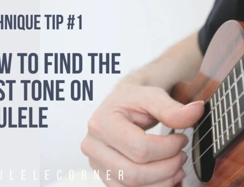 How to get a nice sound on ukulele