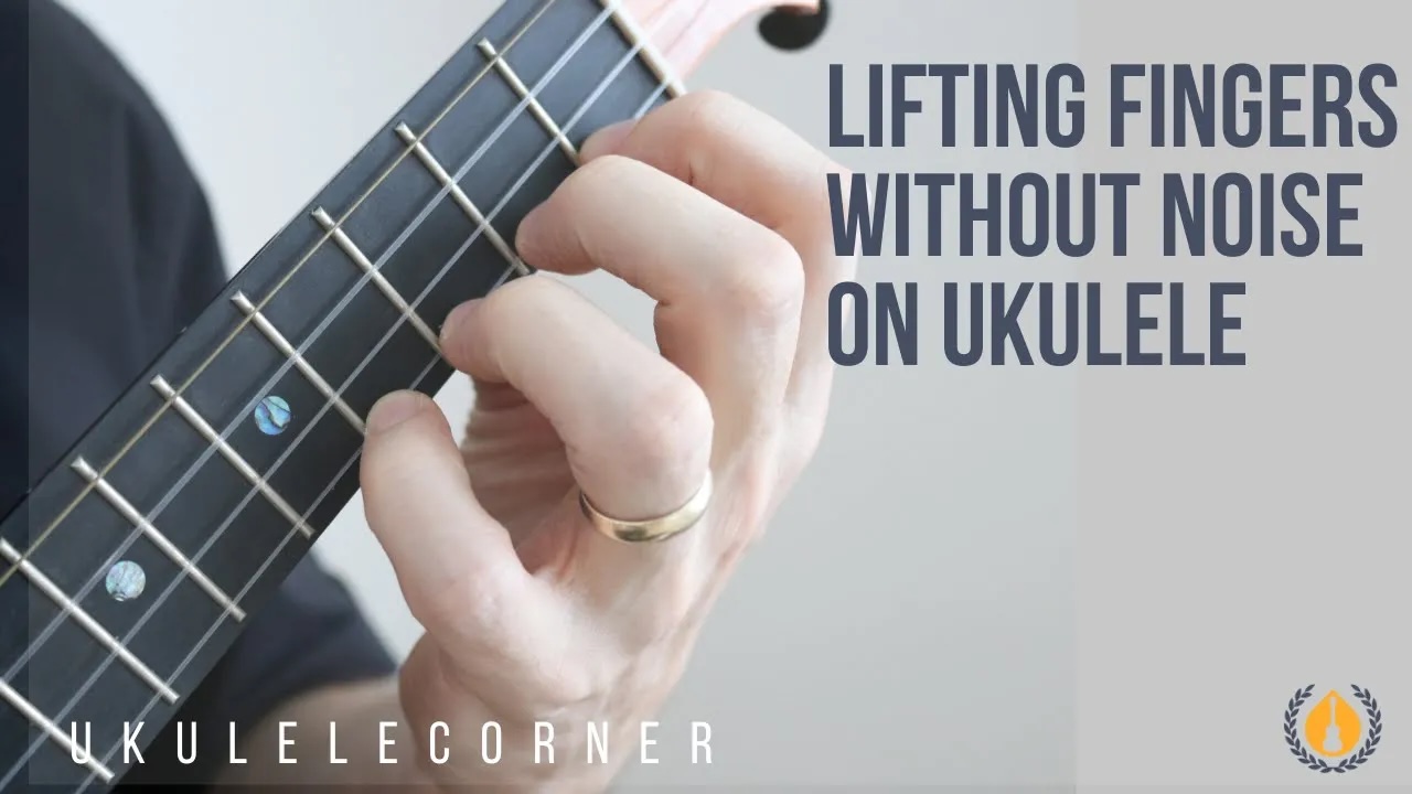 Lifting Fingers without Noise on Ukulele