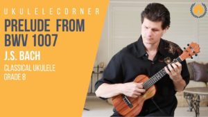 Bach's Prelude to the 1st Cello Suite for ukulele