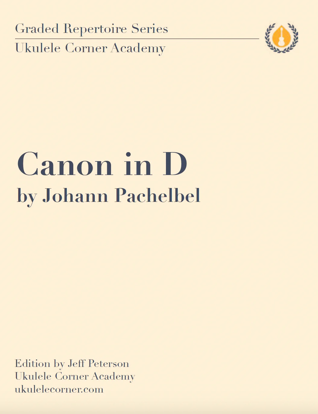 Pachelbel Canon in D Sheet Music