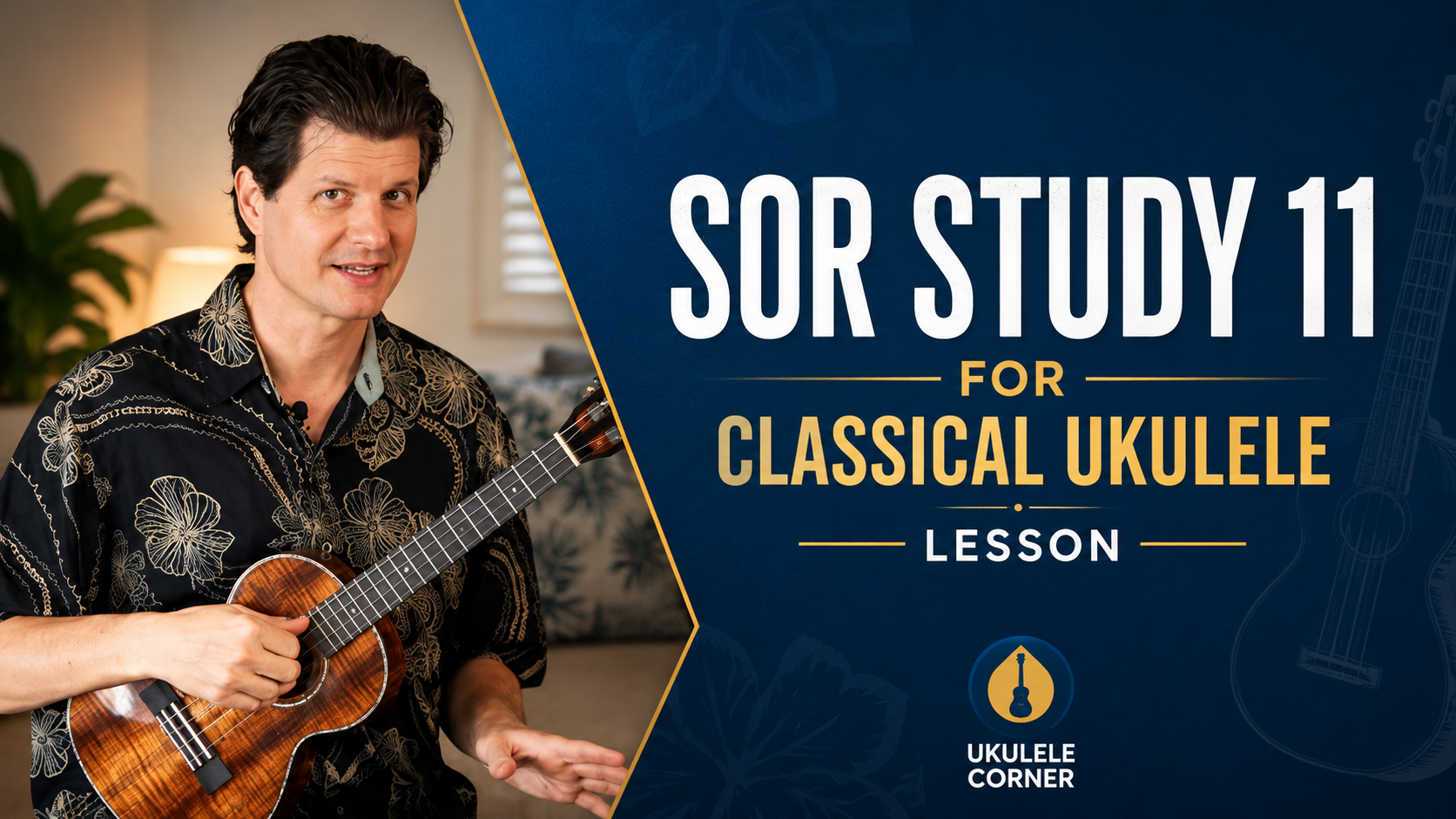 Sor Study in G for Classical Ukulele