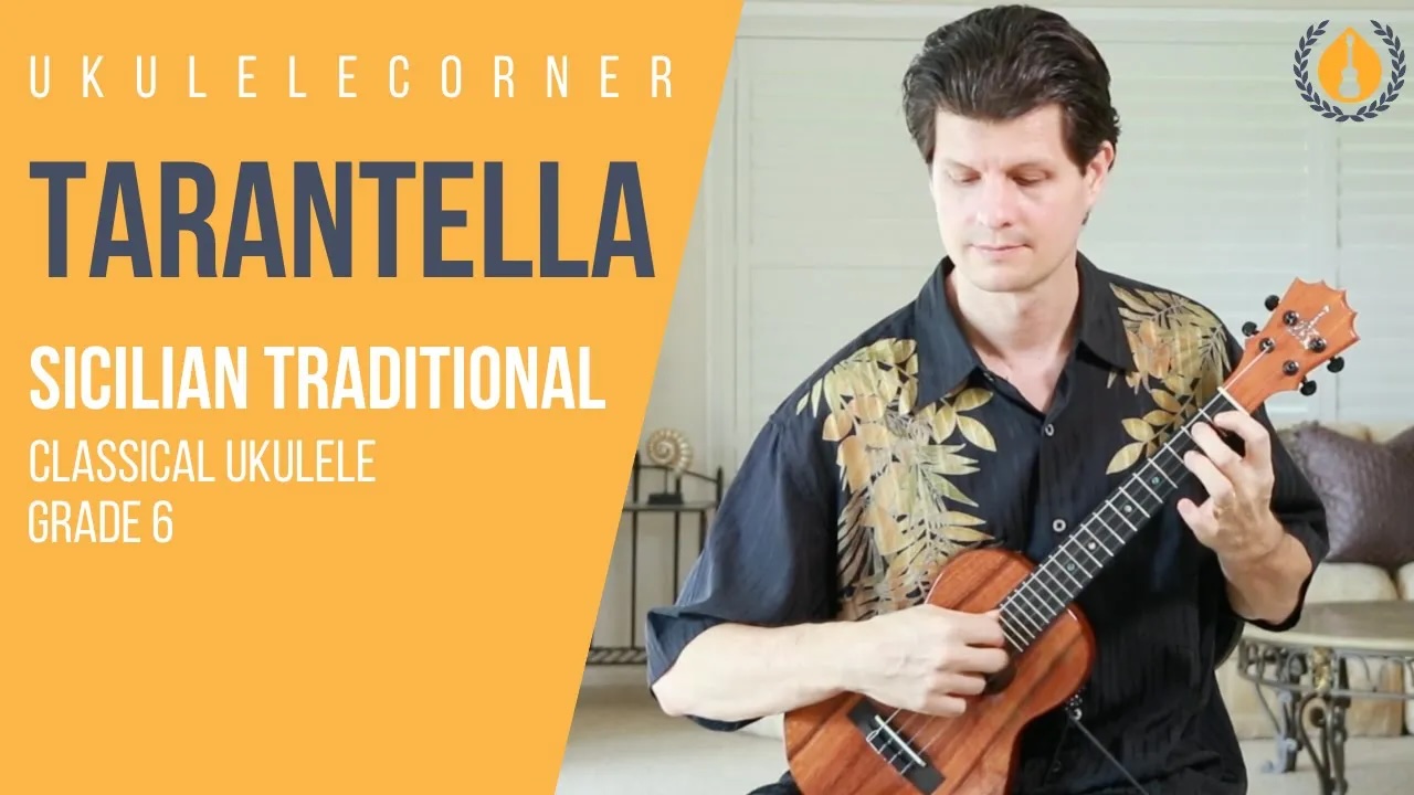 Spider Dance Notes Tarantella for Ukulele